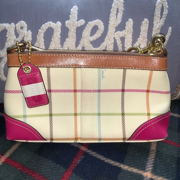 Coach Multicolor Plaid Heritage Bag - Picture 2 of 4